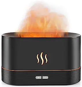 Difusor Efecto Llama 3D | Humidificador Aromaterapia LED | Relajación y Decoración Premium