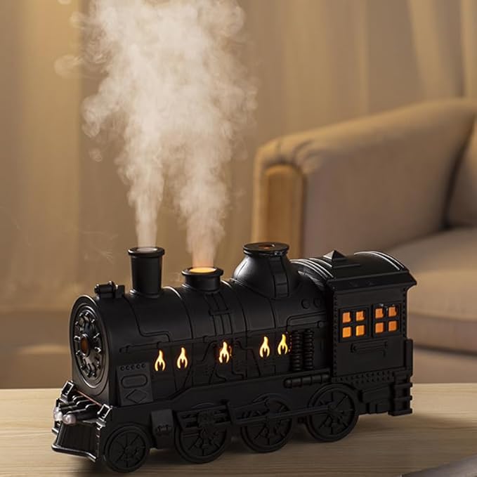 Humidificador de Tren con Control Remoto | Vapor, Luces LED y Aromaterapia