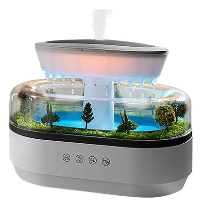 Humidificador Bosque Místico: Difusor con Diseño de Paisaje Natural