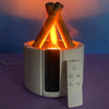 Humidificador de Aroma Llama de Fogata | Difusor Ultrasónico con Efecto Fuego