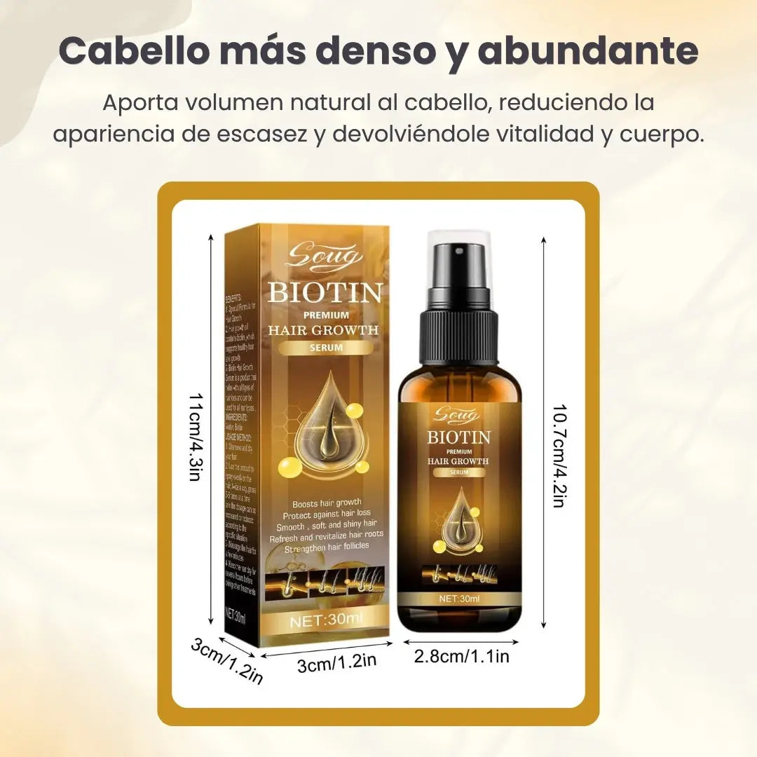 Biotin Premium-crecimiento acelerado de cabello ShopMundo